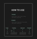 ميزان رقمي 2kg أبيض Black Mirror Scale Basic Version - Timemore