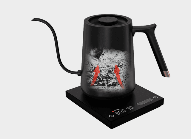 Timemore Fish Smart Electric Pour Over Kettle 800ml / Black/ Thin Spout (Commercial Version)