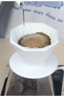 وعاء تقطير V60 للقهوة سيراميك سعة 4 أكواب Octagonal-Shaped Ceramic Dripper - Saraya