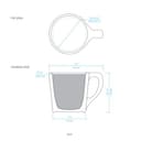 كوب شاي 296 مل – أسود  notneutral LINO "Death Before Decaf” Mug