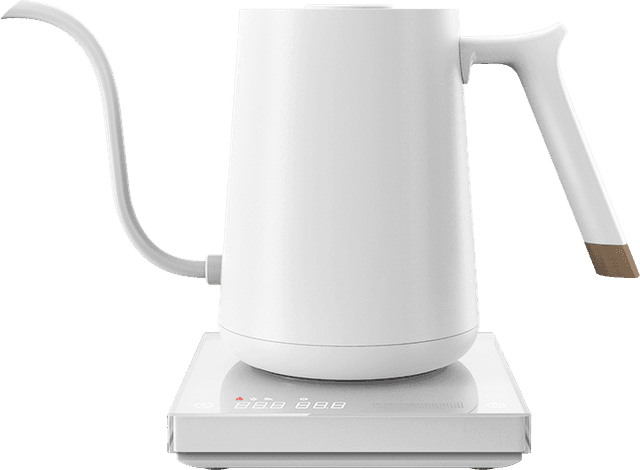 ابريق تقطير القهوة الكهربائي 800 مل أبيض تايم مور Timemore White 800ml Electric Pour Over Kettle