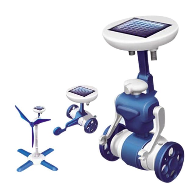مجموعة روبوت تعليمي 6 في 1 يعمل بالطاقة الشمسية Merlin 6-IN-1 DIY Educational Solar Robot Kit