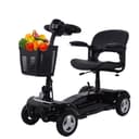 Cool Baby COOLBABY X-01 Golf Cart Electric Adult Mobility Scooter Trolley 4 Wheels Electric Folding Golf Scooter for Adults Seniors with Seat
