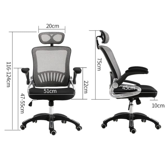 Cool Baby COOLBABY BGY03 BLACK Office Chair Swivel Lift Computer Chair Net Cloth Conference Chair Comfortable Gaming Chair