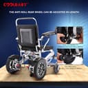 كرسي متحرك كهربائي لكبار السن وذوي الاحتياجات الخاصة قابل للطي كول بيبي COOLBABY DDLY01 Lightweight Folding Electric Wheelchair Intelligent Aluminum
