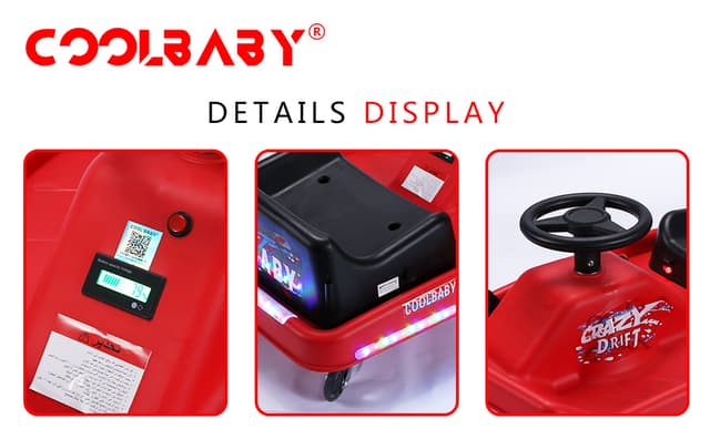 Cool Baby COOLBABY DP7 3 Speed 36V Electric Scooter Drifting Ride On Scooter Crazy Car For Kids Electric Scooter