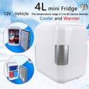 ثلاجة صغيرة 4L أبيض Mini Car Refrigerator Portable - COOLBABY