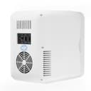 ثلاجة صغيرة للسيارة 8L أبيض Small Car Home Fridge Portable - COOLBABY