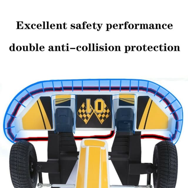 سكوتر كهربائي درفت للبالغين وللأطفال - 36 فولت - أبيض وأصفر COOLBABY DP10-OR-LHX electric scooter go cart electric