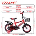 دراجة أطفال COOLBABY ZXC New children bike 12/16 inch