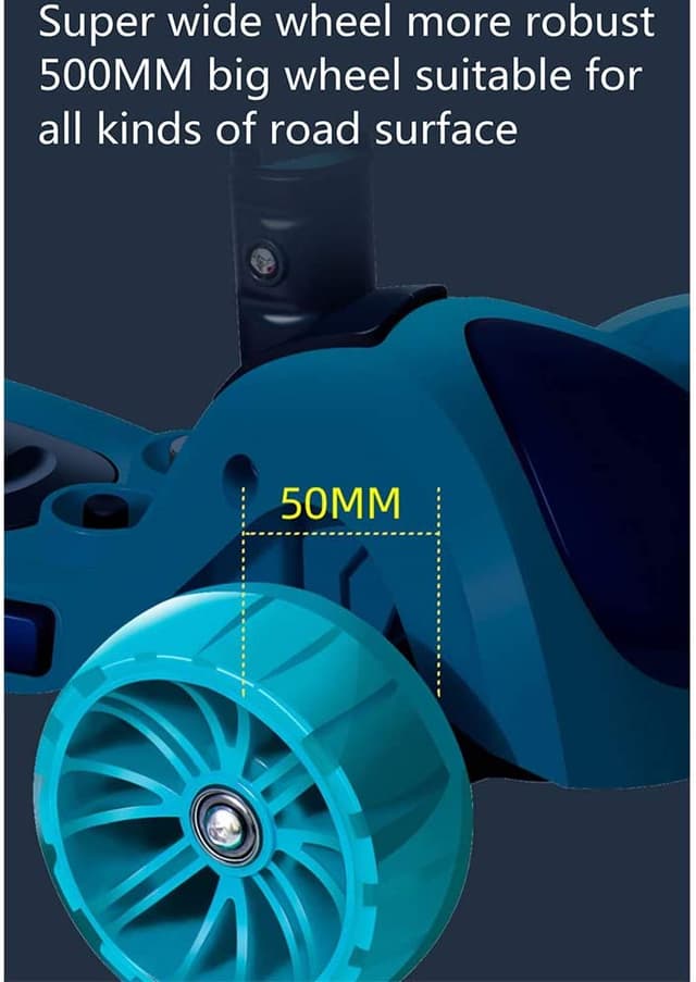 Cool Baby COOLBABY 603 Children's three-in-one scooter, with flashing light-emitting diode wheel, children's scooter, children's toys…