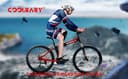 Cool Baby COOLBABY ZXCA1 Mountain Bike 26 inch Folding Bikes with Iron mountain frame, Featuring Ordinary double cutter ring and 21 Speed Shifter, Anti-Slip Bicycles（Gifts: helmets and gloves）