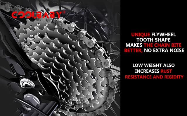 Cool Baby COOLBABY ZXCA1 Mountain Bike 26 inch Folding Bikes with Iron mountain frame, Featuring Ordinary double cutter ring and 21 Speed Shifter, Anti-Slip Bicycles（Gifts: helmets and gloves）