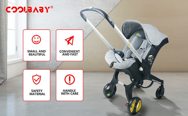 عربية اطفال خفيفة 4 في 1 قابلة للطي كوول بيبي COOLBABY ETAQY01 Baby stroller