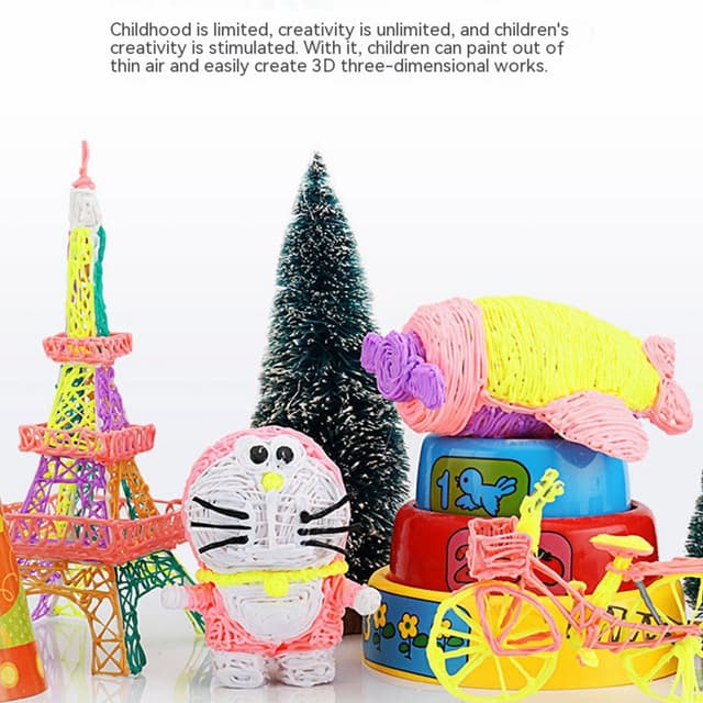 قلم ثلاثي الابعاد 12 لون كول بيبي Cool Baby SSZ113  3D printing graffiti pen with display