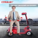 Cool Baby X-02 4 Wheel Electric Folding Mobility Scooter Portable Electric Wheelchair Scooter for Adult and Elderly