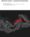 سكوتر كهربائي درفت للبالغين وللأطفال - 36 فولت - أبيض وأصفر COOLBABY DP10-OR-LHX electric scooter go cart electric