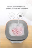 غسالة ملابس صغيرة قابلة للطي محمولة Portable Mini Folding Clothes Washing Machine