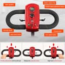 Cool Baby COOLBABY X-01 Golf Cart Electric Adult Mobility Scooter Trolley 4 Wheels Electric Folding Golf Scooter for Adults Seniors with Seat