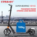 Cool Baby COOLBABY CS003 Folding Scooter For Adult Hight-Adjustable Scooter With Big Wheel (Hand Brake Device Or Foot Brake Device)