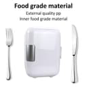 ثلاجة صغيرة 4L أبيض Mini Car Refrigerator Portable - COOLBABY