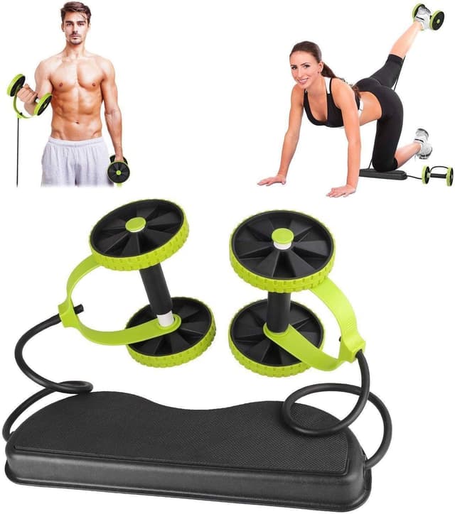 Cool Baby COOLBABY NW005 RevoFlex Extreme Abdominal Wheel All in One Core Muscle Roller Sculpt your Body Dual Tension Ab Muscle Toner