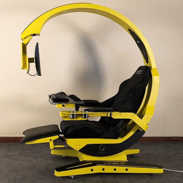 Cool Baby INGREM YXC1A Coding Cabin Computer Cockpit Fat House Happy Chair Home Gaming Chair Space Capsule Computer Chair Home Gaming Chair