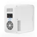 ثلاجة صغيرة للسيارة 8L أبيض Small Car Home Fridge Portable - COOLBABY