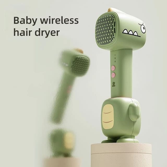 استشوار اطفال لاسلكي Rechargeable Mini Wireless Hair Dryer for Baby