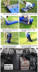 Cool Baby COOLBABY YYCQD Car Automatic Air Mattress - Portable Car Automatic Air Bed Fit for Travel Air Bed Air Mattress Camping Outdoor Mattress