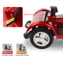 Cool Baby COOLBABY X-01 Golf Cart Electric Adult Mobility Scooter Trolley 4 Wheels Electric Folding Golf Scooter for Adults Seniors with Seat