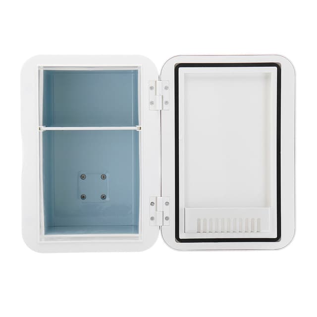 ثلاجة صغيرة للسيارة 8L أبيض Small Car Home Fridge Portable - COOLBABY