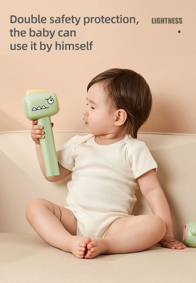 استشوار اطفال لاسلكي Rechargeable Mini Wireless Hair Dryer for Baby