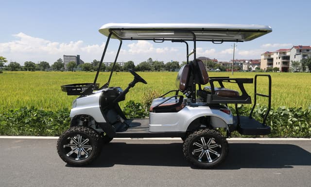 سيارة جولف كهربائية 4 مقاعد 5000 واط 48 فولط كوول بيبيCOOLBABY GRF01-LHX 4 Passengers Off-road Golf Cart
