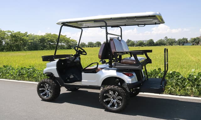 سيارة جولف كهربائية 4 مقاعد 5000 واط 48 فولط كوول بيبيCOOLBABY GRF01-LHX 4 Passengers Off-road Golf Cart