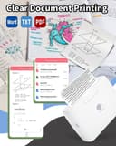 Phomemo M04S Bluetooth Portable-Wireless Thermal Printer