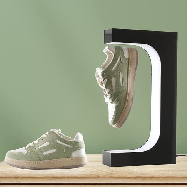 ستاند الأحذية المغناطيسي الطائر Levitating Shoe Display Floating Sneaker Stand