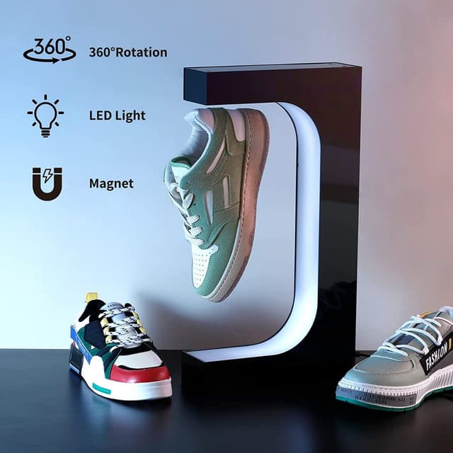 ستاند الأحذية المغناطيسي الطائر Levitating Shoe Display Floating Sneaker Stand