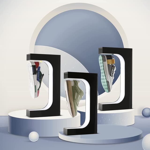 ستاند الأحذية المغناطيسي الطائر Levitating Shoe Display Floating Sneaker Stand