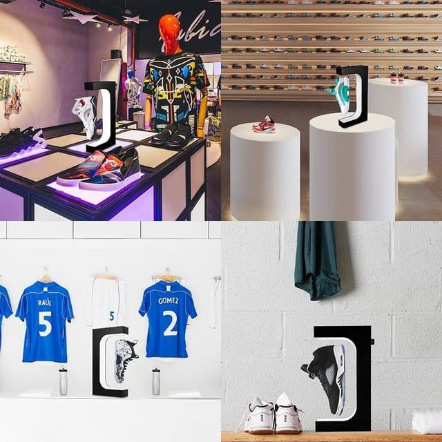 ستاند الأحذية المغناطيسي الطائر Levitating Shoe Display Floating Sneaker Stand