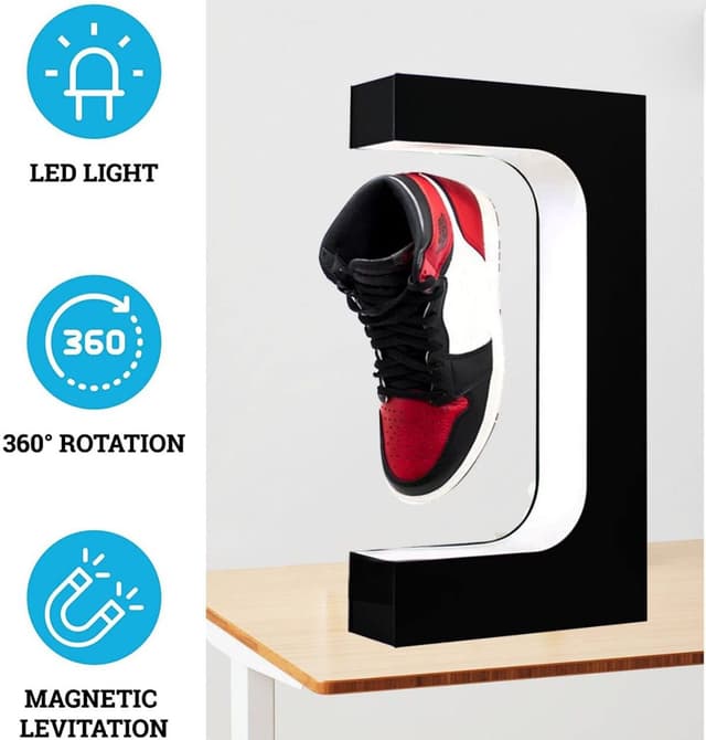 ستاند الأحذية المغناطيسي الطائر Levitating Shoe Display Floating Sneaker Stand