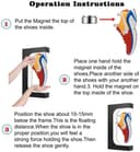 ستاند الأحذية المغناطيسي الطائر Levitating Shoe Display Floating Sneaker Stand