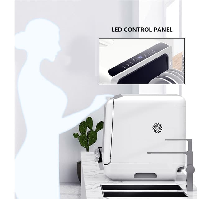 Cool Baby COOLBABY XWJ01 Portable Countertop Dishwasher Mini Automatic Small Household Dish Washer High Temperature Washing & Drying Cleaner