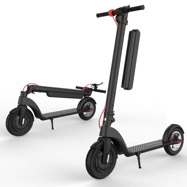 CRONY X8 Electric Kick Scooter, Replaceable dual battery capacity, Foldable10 inch