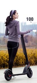 CRONY X8 Electric Kick Scooter, Replaceable dual battery capacity, Foldable10 inch