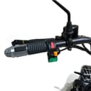 CRONY BIG HARLEY+LI-ion battery+BT+double seat(Black Spid) X3 Electric motorcycle | Black Spiderman