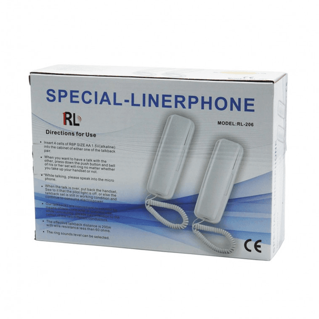 CRONY RL-206 Interphone Special LinerPhone InterPhone Two way Intercom Phone Network Bidirectional Wired door bell