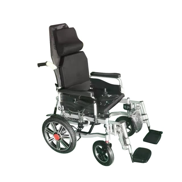 CRONY CN-6005+ Widen the version Electric wheelchair with flatlay Fully Lying Backrest Electric Wheelchair
