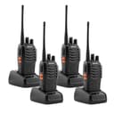 Baofeng 5W BF- 888s 4PCS Walkie Talkies Handheld Two Way Radios Battery and Charger