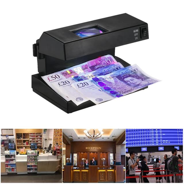 Crony AD-2138 Counterfeit Money Detector Banknote Verifiers